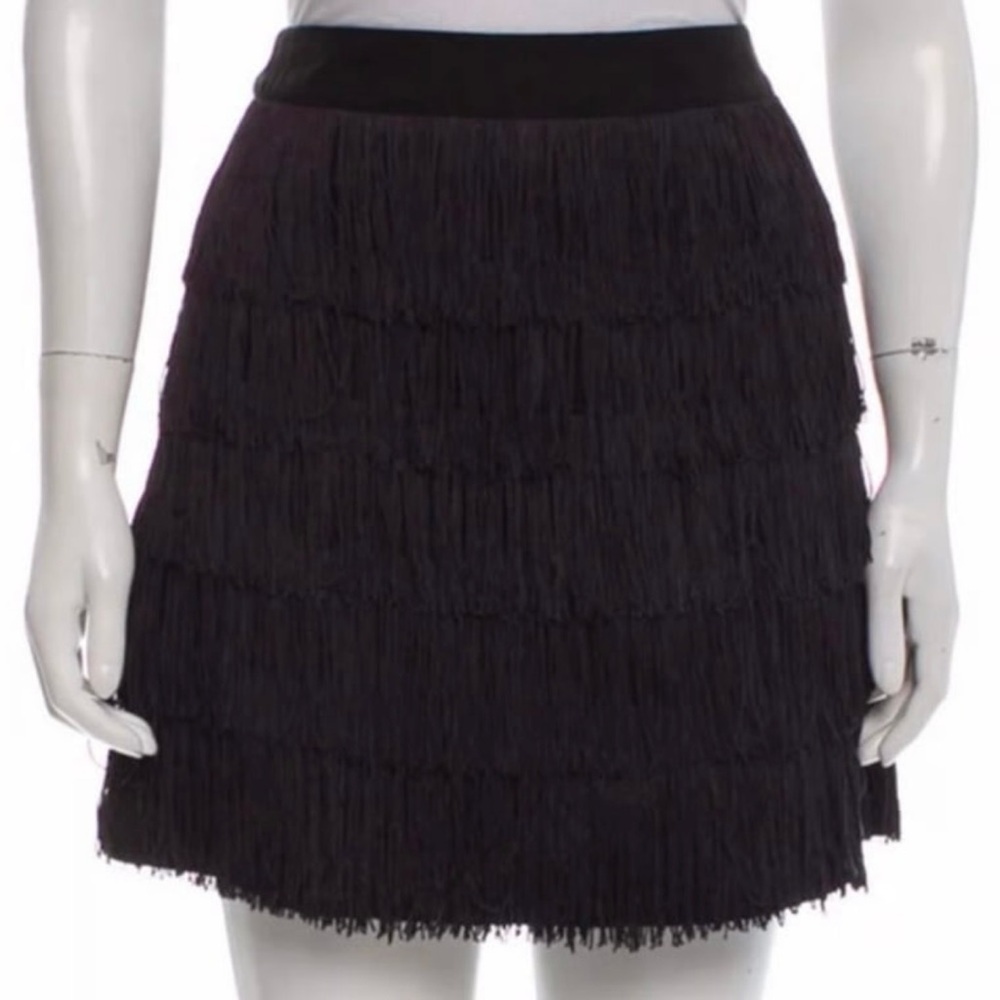 See by Chloe Fringe Mini Skirt